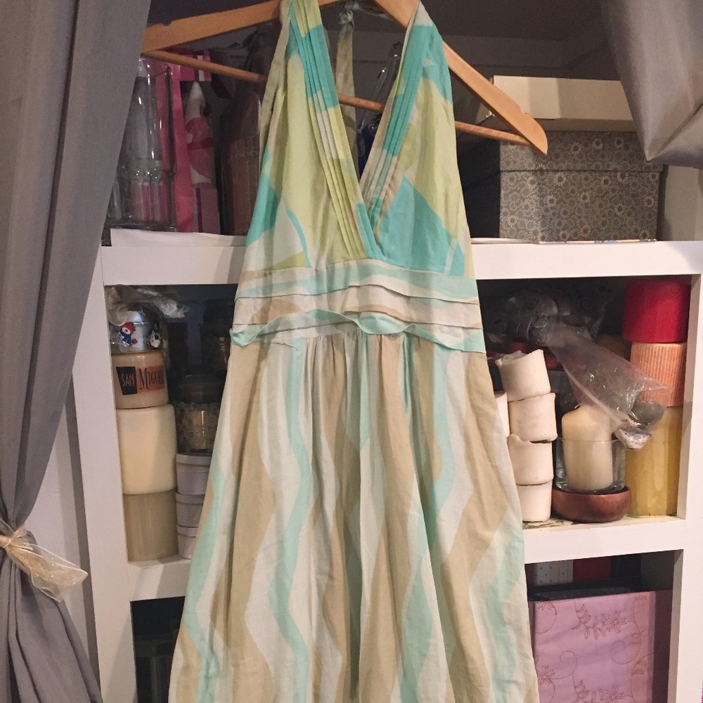 Calin Klein Summer Halter Maxi Dress